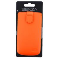 Senza Leather Slide Case Neon Orange Size XXL - thumbnail