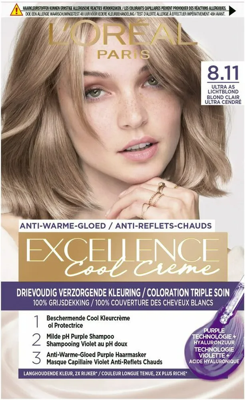 L'Oréal Paris Excellence Cool Creme - 8.11 Ultra As Lichtblond