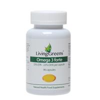 Livinggreens Omega 3 visolie forte 96 Capsules - thumbnail