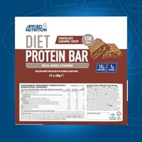 Applied Nutrition Diet Protein Bar Chocolate Caramel Crisp (12 x 45 g) - thumbnail