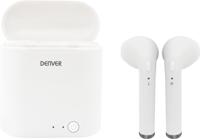 Denver TWQ-40 In Ear oordopjes Bluetooth Wit Oplaadbox Mobiele telefoon - thumbnail