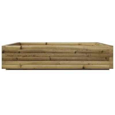 VidaXL Plantenbak 110x110x26,5 cm geïmpregneerd grenenhout