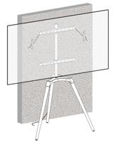 My Wall HT 20 L TV-voet 127,0 cm (50) - 165,1 cm (65) Vloerstandaard, In hoogte verstelbaar, Draaibaar - thumbnail