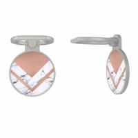 Zilveren telefoon ring houder - Chevron - thumbnail