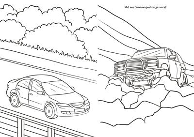 Selecta kleurboek Auto's en Machines