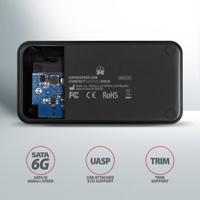 AXAGON ADSA-SN Micro-USB 3.2 Gen 1 (USB 3.0) SATA III Harde schijf-dockingstation 2.5 inch - thumbnail