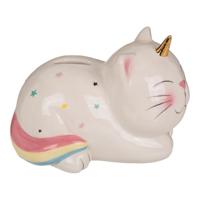 Eenhoorn Kat Spaarpot - thumbnail
