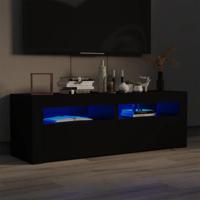 Tv-meubel met LED-verlichting 120x35x40 cm zwart - thumbnail