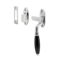 Intersteel Raamsluiting rechts Ton - chroom mat/ebbenhout - thumbnail