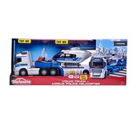 Majorette Volvo Truck + Airbus H135/H145 politiehelikopter Kant-en-klaar model Bedrijfswagen (model) - thumbnail