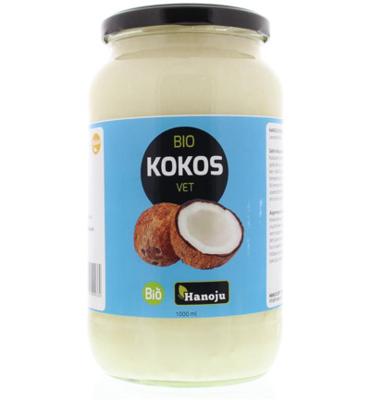 Kokosolie geurloos glasfles bio
