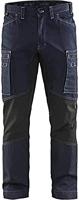 Blåkläder Service werkbroek denim stretch 14591142 | Marineblauw/Zwart | Maat 56 - 7330509485934 - thumbnail