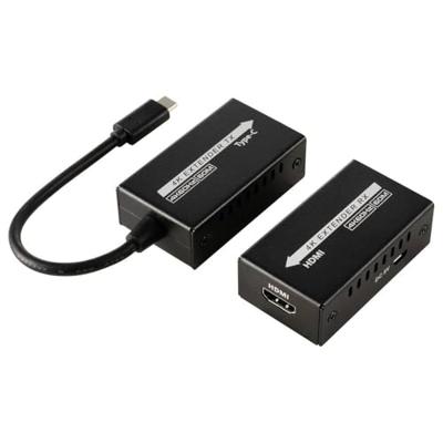 SpeaKa Professional SP-TPCE-500 HDMI-extender USB-C (DP Alt Mode) Via netwerkkabel RJ45 60 m