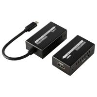 SpeaKa Professional SP-TPCE-500 HDMI-extender USB-C (DP Alt Mode) Via netwerkkabel RJ45 60 m - thumbnail