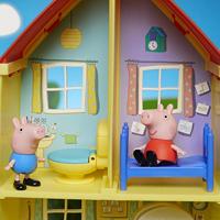 Peppa en haar familiehuisset - PEPPA PIG - Speelgoed voor 3-jarigen - Inclusief leuke accessoires - thumbnail