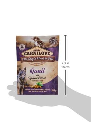 Carnilove dog pouch kwartel / gele wortel