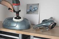 Wolfcraft Polijstkap + Steunschijf | Ø125mm | Ø140mm | 1 stuk - 2025000 - thumbnail