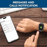 Cellularline Smartwatch Zwart - thumbnail