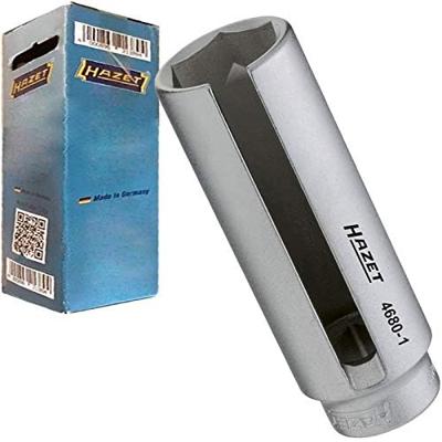 Hazet lambdasonde-dopsleutel 4680-1 · 1/2 inch (12,5 mm) vierkant hol · buiten-zeskant-profiel · sw 22 mm Hazet lambdasonde-dopsleutel 4680-1 · 1/2 inch (12,5 mm) vierkant hol · buiten-zeskant-profiel · sw 22 mm