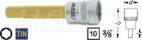 HAZET Dopsleutelbit 8801-10 · 3/8 inch (10 mm) vierkant hol · Binnen-zeskant-profiel · SW 10 mm - thumbnail