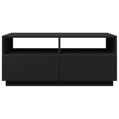 Salontafel met LED-verlichting 90x49x40 cm zwart Salontafel met LED-verlichting 90x49x40 cm zwart