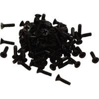 Hammond Electronics 1590MS100BK Reserveschroef Staal Zwart 100 stuk(s) - thumbnail