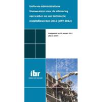 Uniforme administratieve voorwaarden voor de uitvoering van werken en van technische installatiewerk - thumbnail
