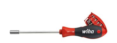 Wiha Magazin-Bithalter 8-tlg. im Soft-Finish Griff 32901 Bitset 1/4 (6,3 mm)