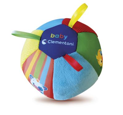 Clementoni muziekbal diergeluiden junior 16 cm +3 maanden Clementoni muziekbal diergeluiden junior 16 cm +3 maanden