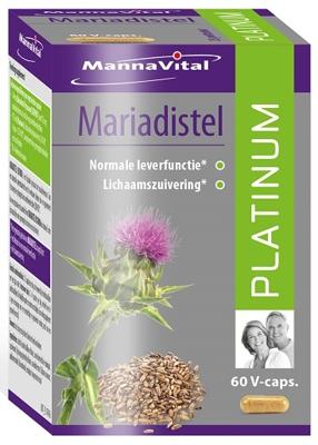 Mannavital Mariadistel Platinum V-caps 60