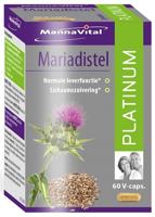 Mannavital Mariadistel Platinum V-caps 60 - thumbnail