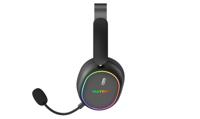 Hator Phoenix 2 Wireless over-ear gaming headset (Zwart, RGB, 2.4GHz / Bluetooth 5.4 / USB-C) - thumbnail