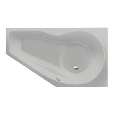 Ligbad Inbouw Xenz Fiji Vijfhoek Rechts 90x160x48cm Acryl Cement Mat met Poten Ligbad Inbouw Xenz Fiji Vijfhoek Rechts 90x160x48cm Acryl Cement Mat met Poten