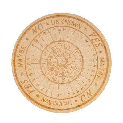 Pendelbord astrologie gegraveerd -- 20cm