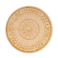 Pendelbord astrologie gegraveerd -- 20cm - thumbnail