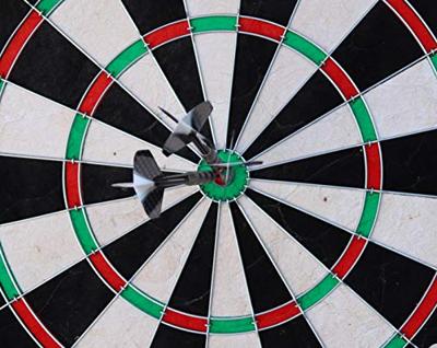 Engelhart Darts tungsten look set 23 g - 3 steeltip dartpijlen - tungsten look barrel - nylon shaft - wit / zwarte flight - inclusief etui - longfield