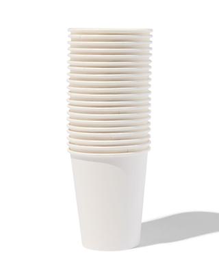 HEMA Papieren bekers 250ml wit - 20 stuks