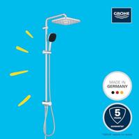 Douchekolom met handmatige omstelling - Waterbesparend - GROHE Vitalio Comfort 250 - Chroom - 26986001 - thumbnail