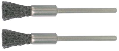 PROXXON penseelborstel brushes shaft 2.35 d=8mm steel 2pcs.