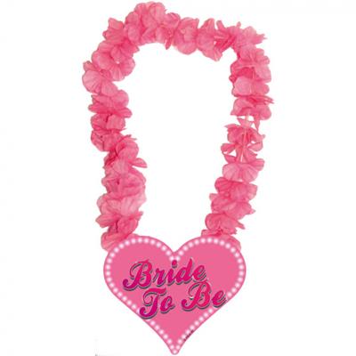 Hawaii krans roze Bride to be