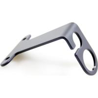 Cortina balhoofd beugel voordrager 26 m dark grey matt - thumbnail