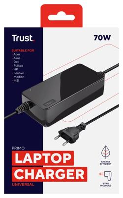 Trust Primo 70W-19V Universal Laptop Charger oplader