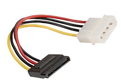 Roline Computer Aansluitkabel [1x Molex 4-polig stekker - 1x SATA-stroombus] 0.15 m Meerdere kleuren
