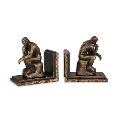 Boekensteun van gietijzer "De Denker" Boekensteun van gietijzer "De Denker"
