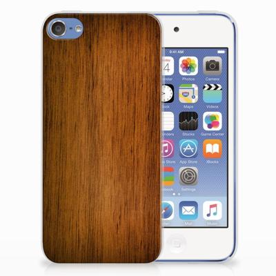 Apple iPod Touch 5 | 6 | Bumper Hoesje | Donker Hout