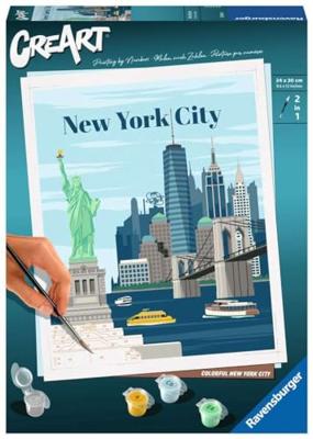 Ravensburger Creart schilderen op nummer - kleurrijk new york
