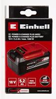 Einhell Power X-Change Plus 18V 5,2Ah P-X-C 4511437 Gereedschapsaccu 18 V 5.2 Ah Li-ion - thumbnail