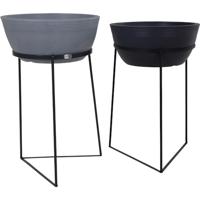 Siena Garden Rodos EZD00012 Plantenstandaard IJzer Zwart - thumbnail