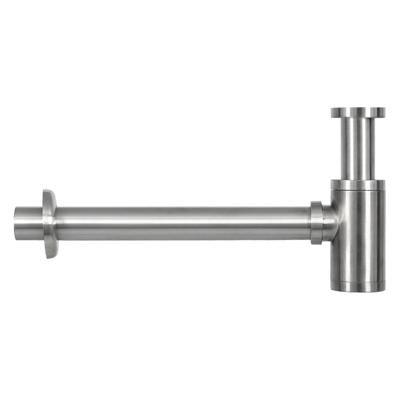 Differnz Differnz sifon met muurbuis - mat chroom Differnz Differnz sifon met muurbuis - mat chroom