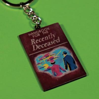 Beetlejuice Keychain Handbook of the Recently Deceased